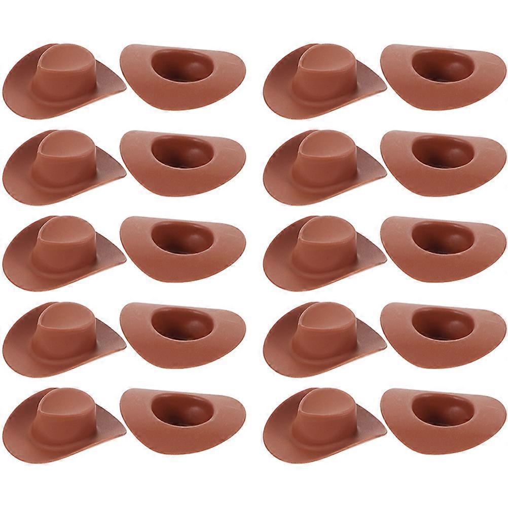 Craft Mini Hats Tiny Cowboy Hats for Decor 90Pcs Bundle