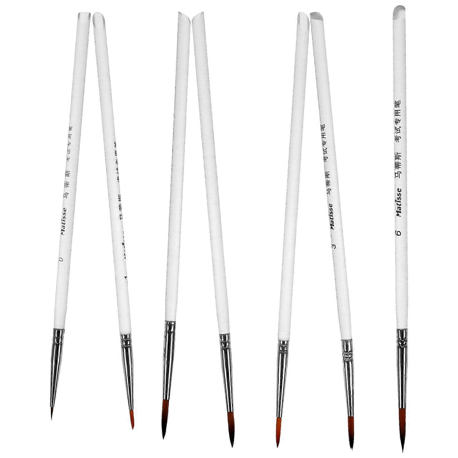 Painting Brush Miniature Paint Brush Set for Painting 11Pcs Multi Nylon