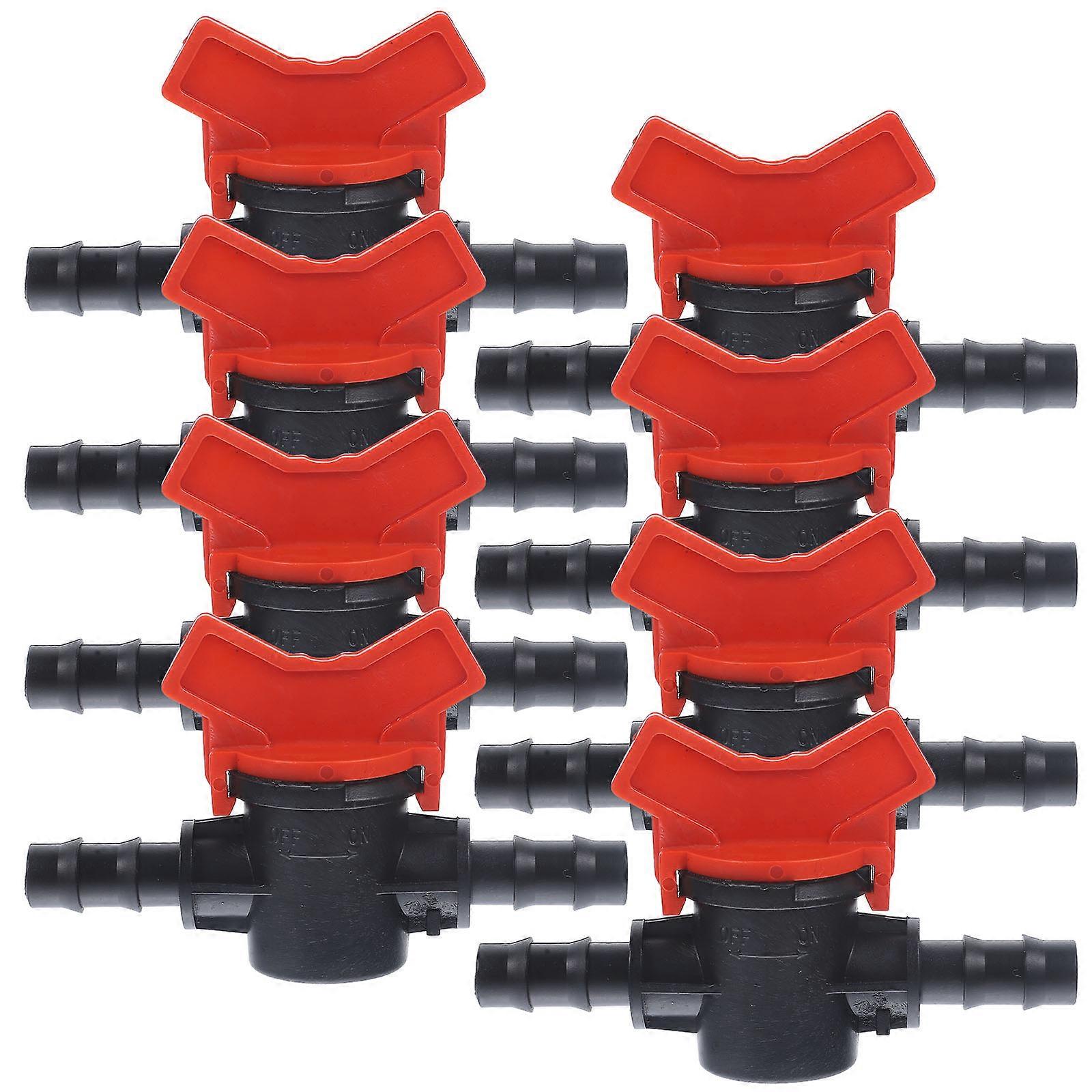 2-Way Ball Valves Water Shut-Off Valve Plastic 16Pcs for Water Systems