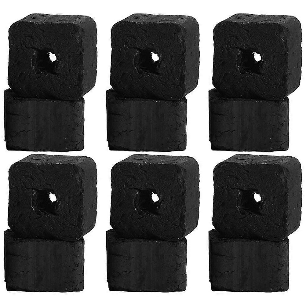 Durable Bamboo Charcoal Tablets for Stove Use and Camping 2Pcs 1 Bag