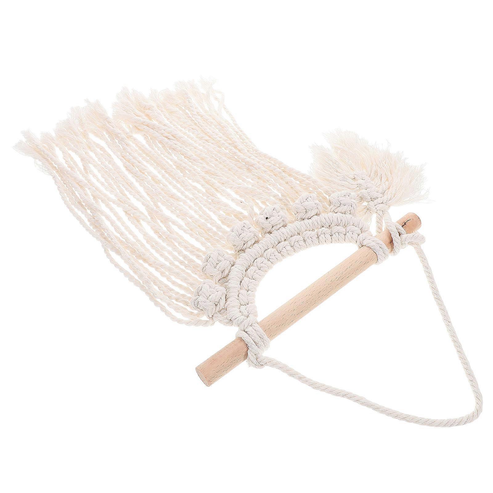 Woven Wall Decor Handmade Cotton Macrame Wall Hanging for Room Use 2Pcs