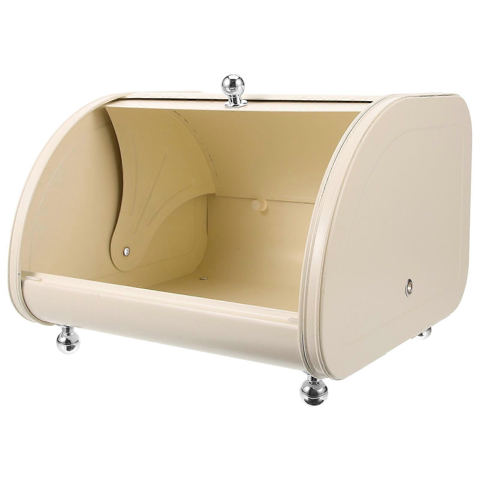 Kitchen Bread Box Sealing Performance Simple And Generous Beige Home Decor 25.00X25.0gota0X16.50CM 1Pack