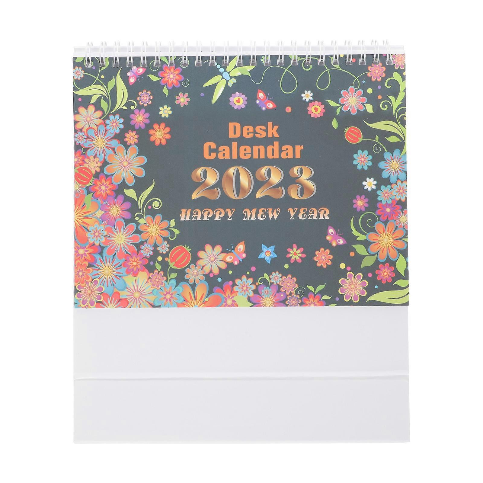 Monthly Desktop Calendar Dark Green 21x20.5cm Mark Important Events 1Pack
