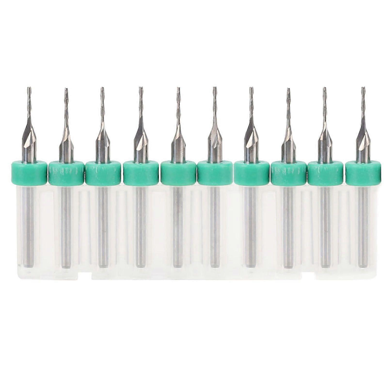 Υψηλής ποιότητας 10 τεμάχια φρέζα από κράμα χάλυβα βολφραμίου διπλής ακμής, 2 ακμών