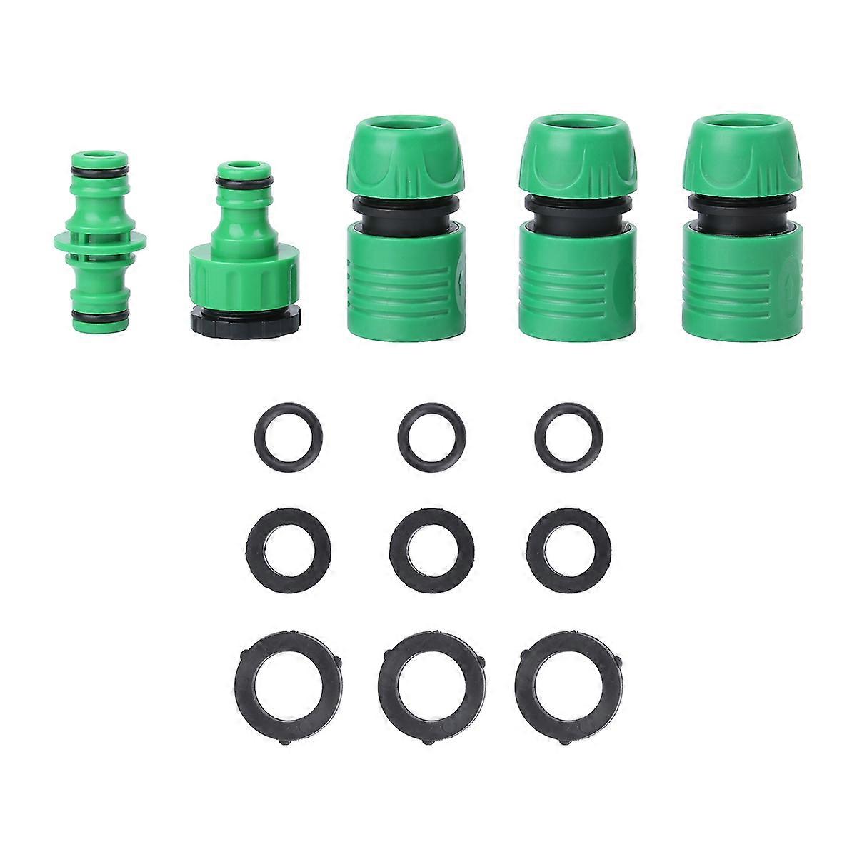 Hose Quick Connector Plastic Watering Hose Extension Connector for 2Sets Gardening