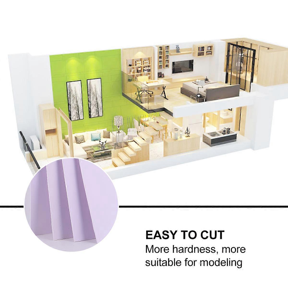 10Pcs Foaming Sheet Building Micro Landscape Model Material for DIY Decor