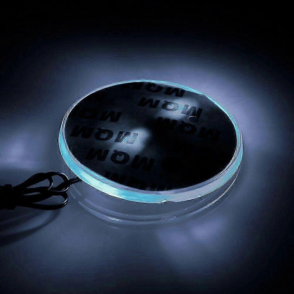 12V LED Hood Emblem Light for Car Front Badge with 82mm Sticker Background Lamp