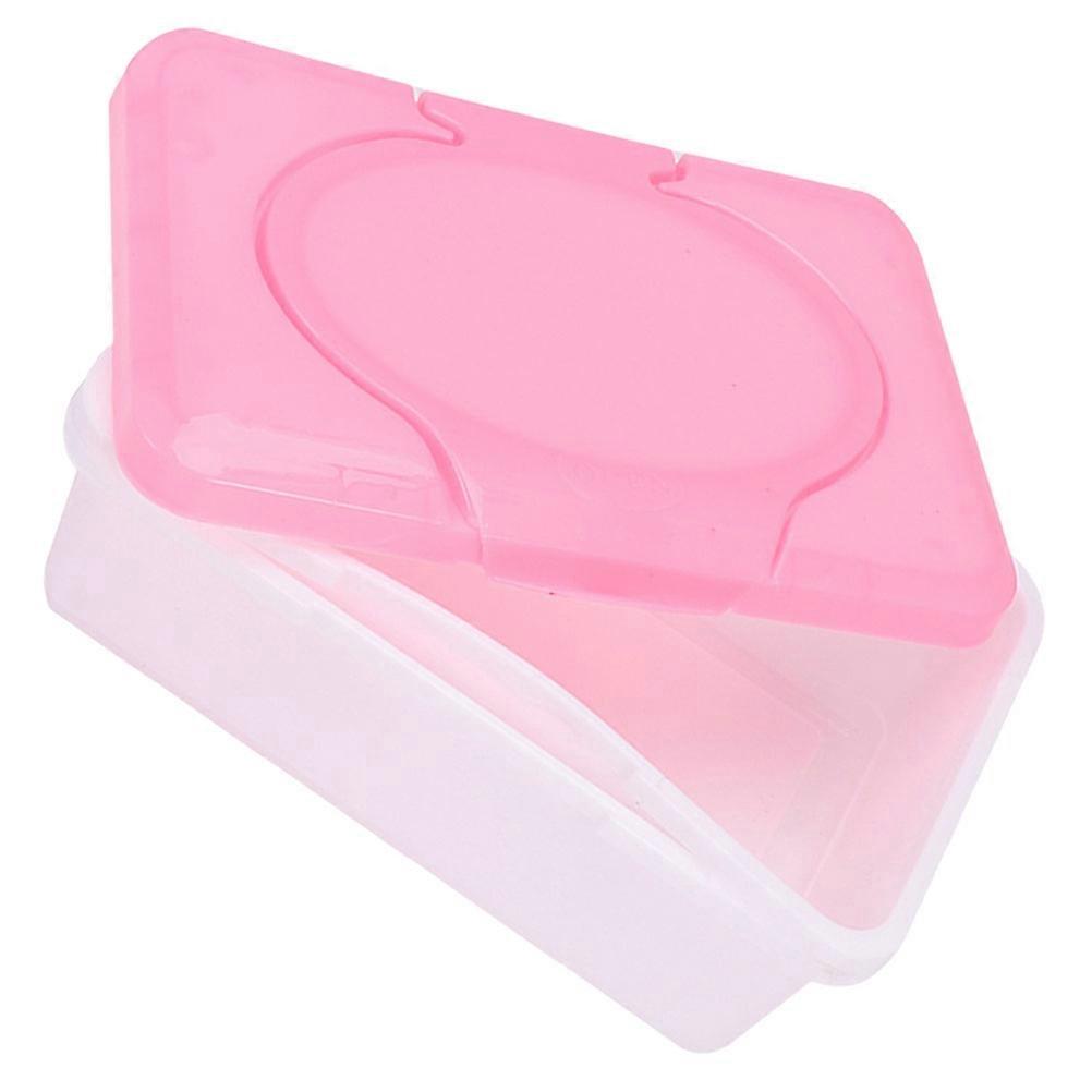 Wipes Dispenser Plastic Storage Box for Refillable Wipes 2Pcs Assorted