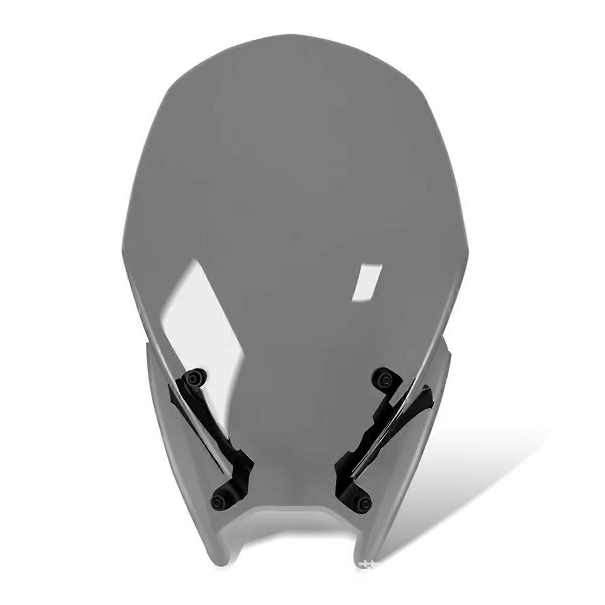 Front Heightening Windshield Windscreen Wind Deflectors Smoke Grey