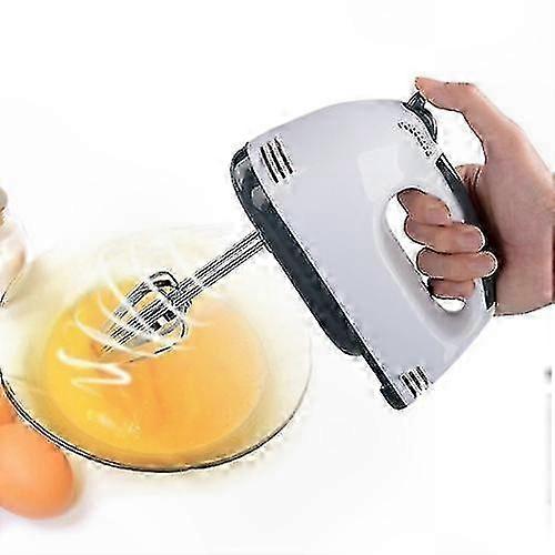 100W Household 7-Speed Adjustable Handheld Electric Egg Whisk for Baking