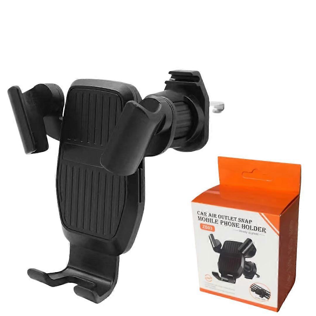 Hands Car Vent Phone Holder, OneButton Release, Stable Hook Clip, 360 Rotation