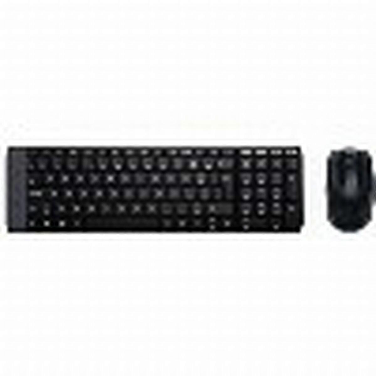 Keyboard and Mouse Logitech 920-003168 Black QWERTY