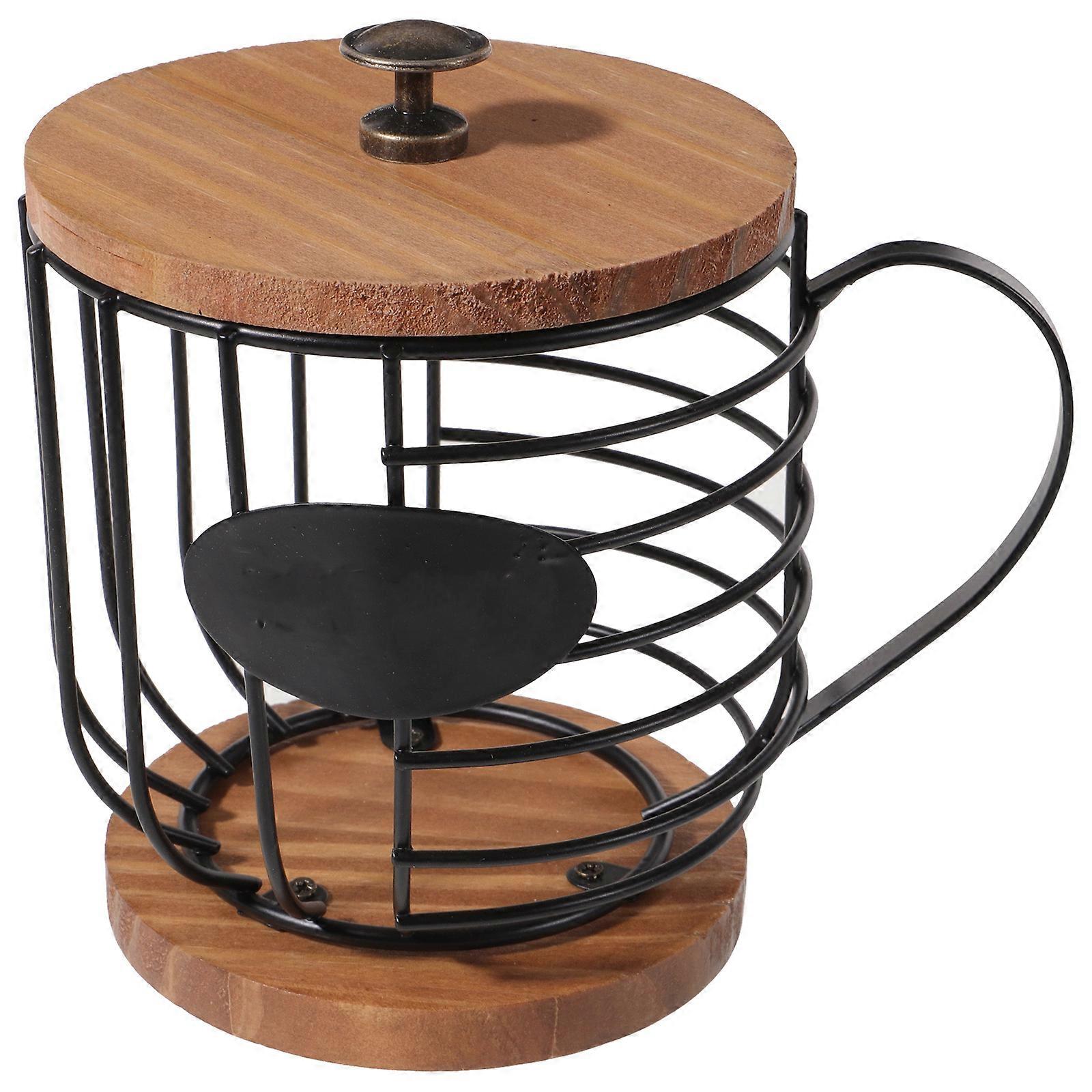 5Pcs Desktop Coffee Holder Square Design Storage Basket Suitable For Coffee Lovers And Home Users