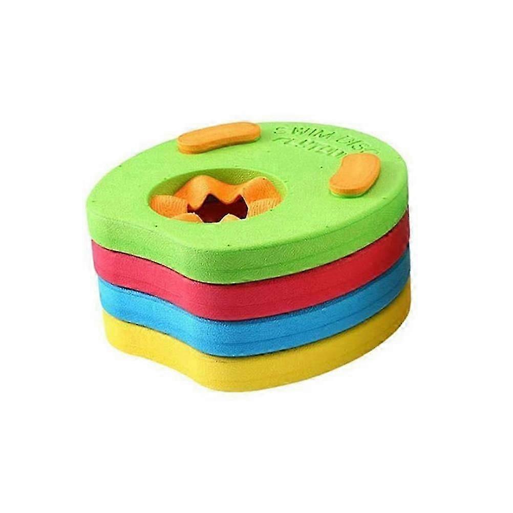 4 Pcs Kids Arm Float Discs EVA Swim Float Colorful Armbands Floating Sleeves Buoyancy Circles Rings for Swimming Safety