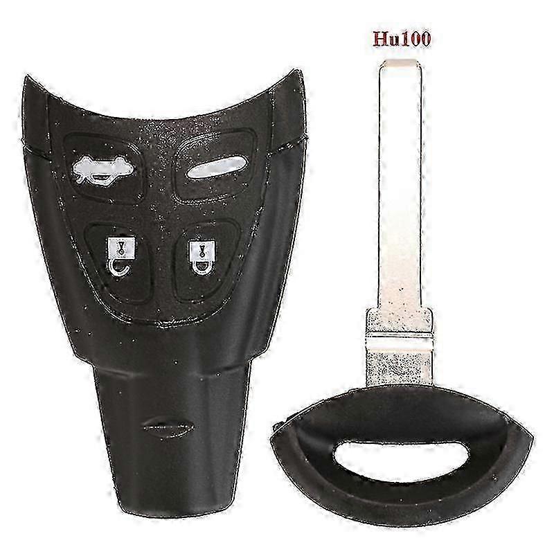 machine Key Remote For Saab 9-3 93 2003-2007 4 Falls Non-cut Blade Puts Replace