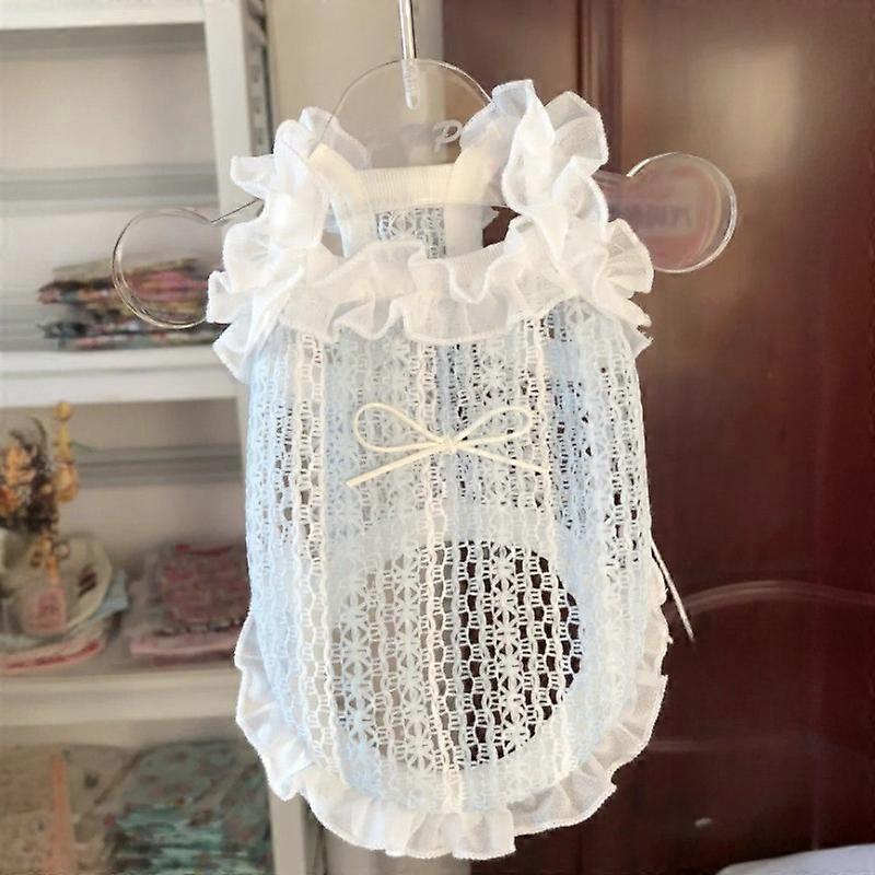 Cute Hollow Lace Vest for Pets, Spring and Summer Thin Design for Dogs and Cats
