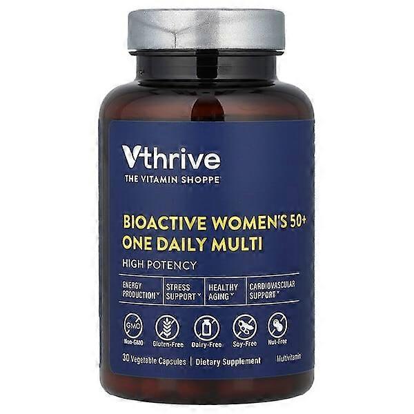 Vthrive, Bioactive Women's 50+ One Daily Multi, 30 Vegetable Capsules