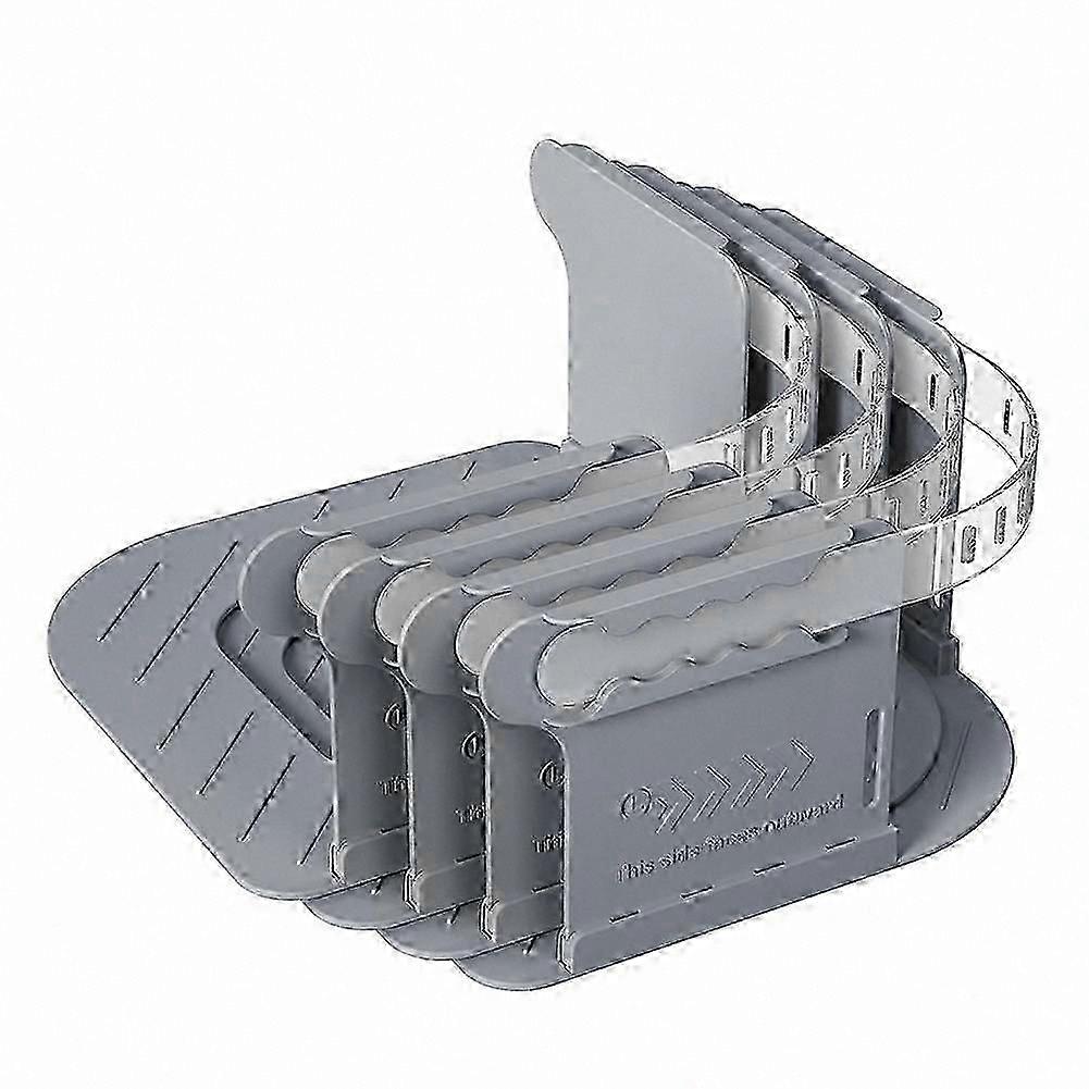 Gray Bed Sheet Fasteners with Locking Strips, Corner Holders for Sheets