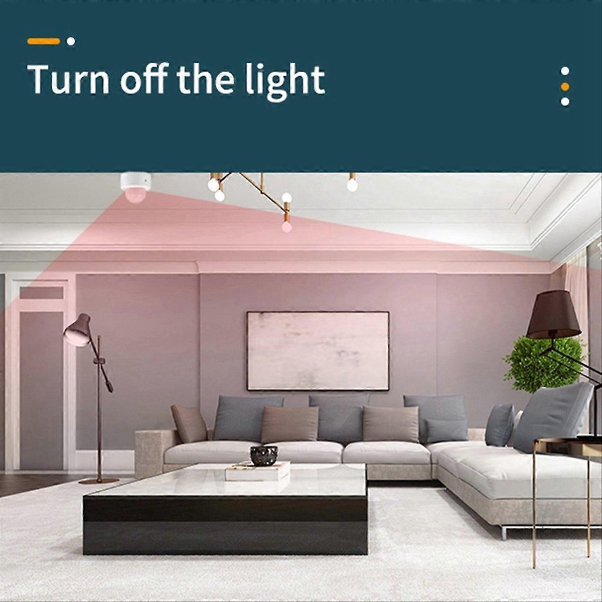 2PCS 2 in 1 Tuya Zigbee 3.0 PIR Motion Detector Security Anti-Theft