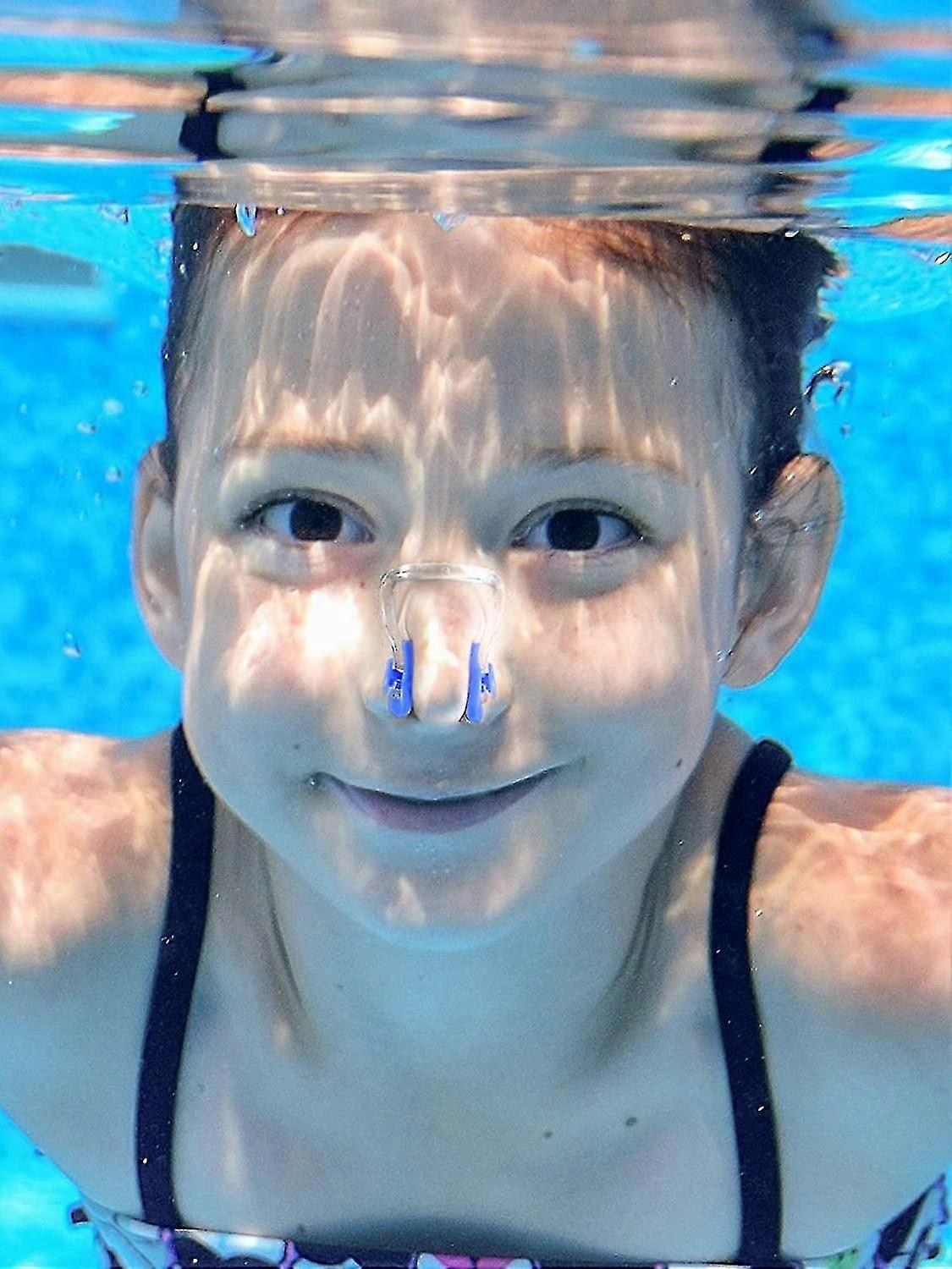 14 Pcs Nose Clip Swimming Nose Plug Swim Nose Guard For Swimming,blue