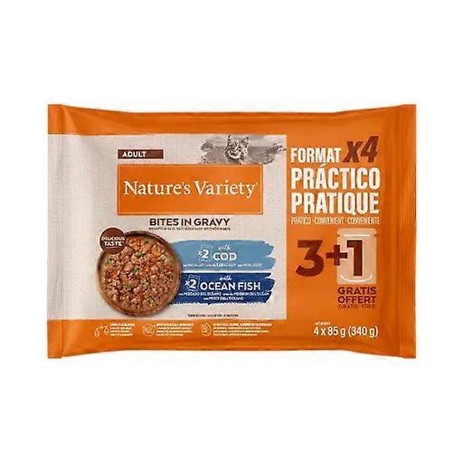 Nature's Variety Wet Food with Cod and Ocean Fish in Gravy for Cats