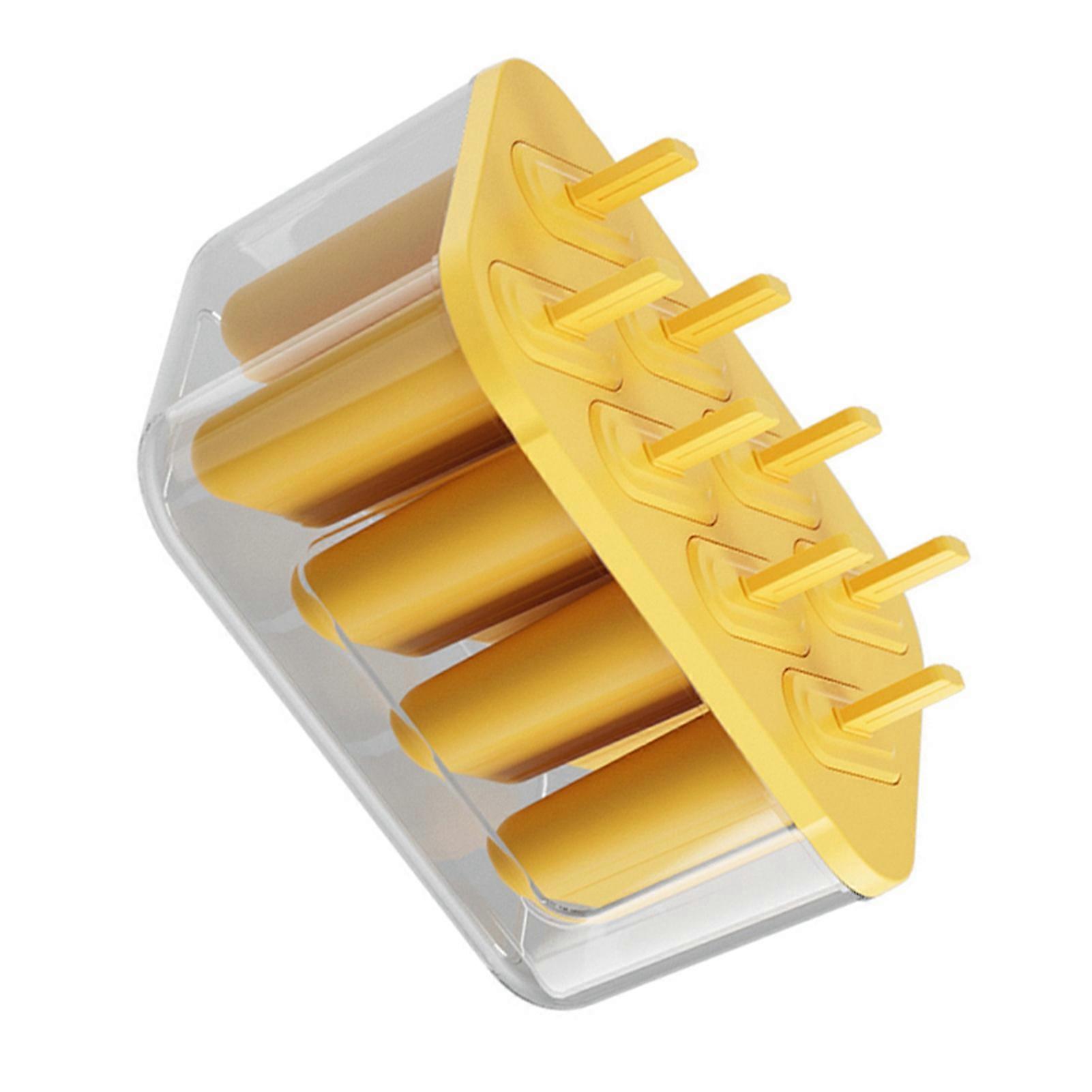 قوالب الآيس كريم مرنة سيليكون 8 قطعة قالب البوب الثلج قابلة لإعادة الاستخدام سهلة الإصدار DIY الفريزر صانع البوب للأطفال محلية الصنع