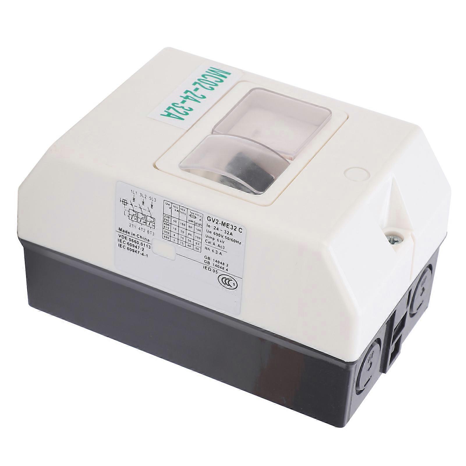 Motor Protection Switch Waterproof Overload Circuit Breaker Distribution Line Guard /380V