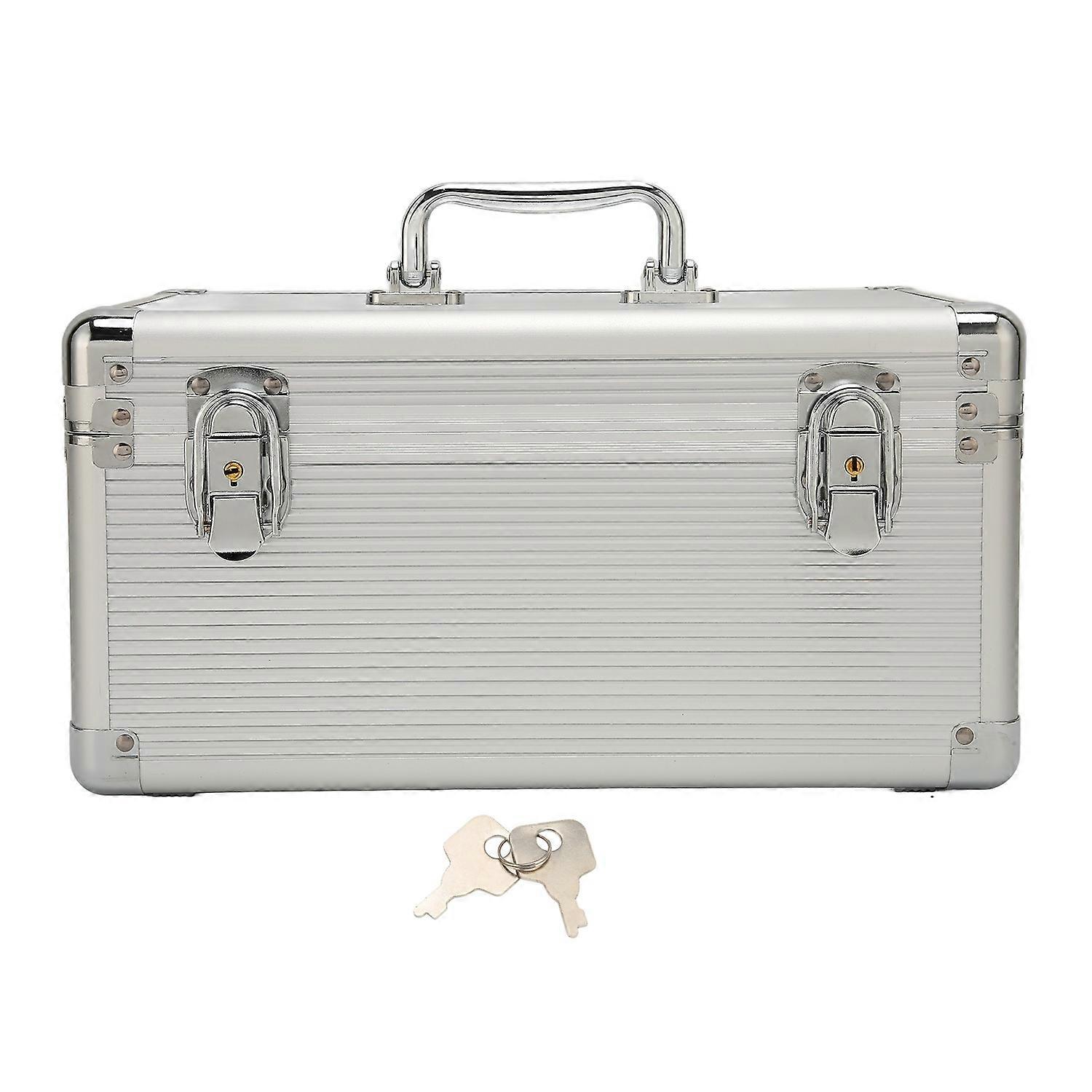 Hard Drive Storage Box 10 Bay Shockproof Hard Drive Storage Case with Security Lock 1 Tool Placement