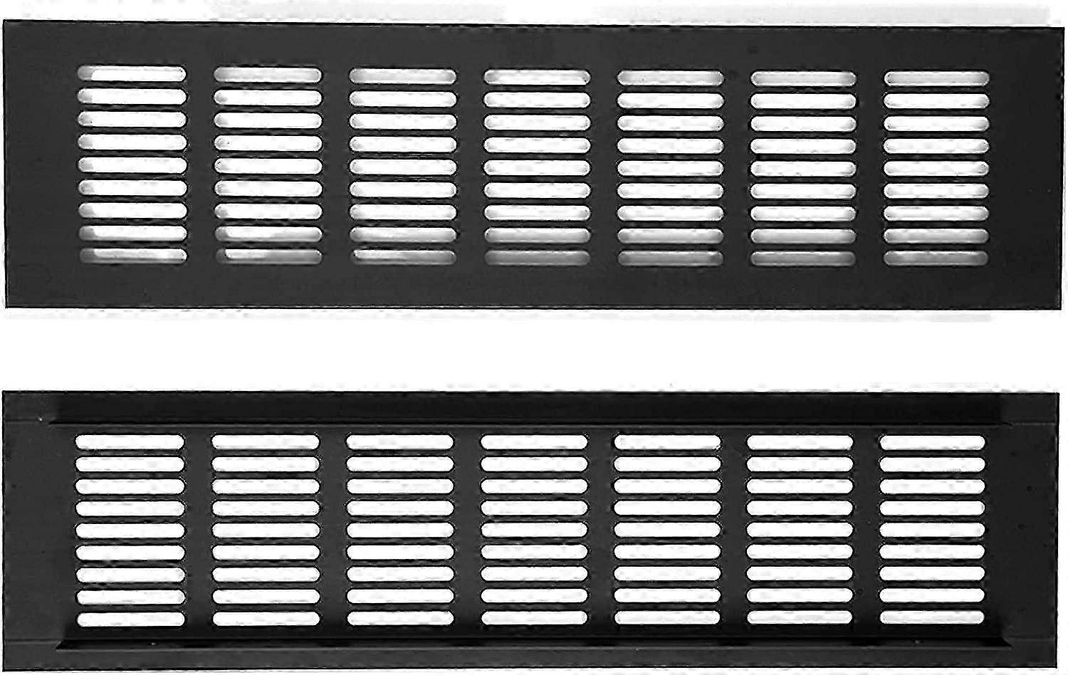 outdoor ventilation grille rectangular recessed aluminium