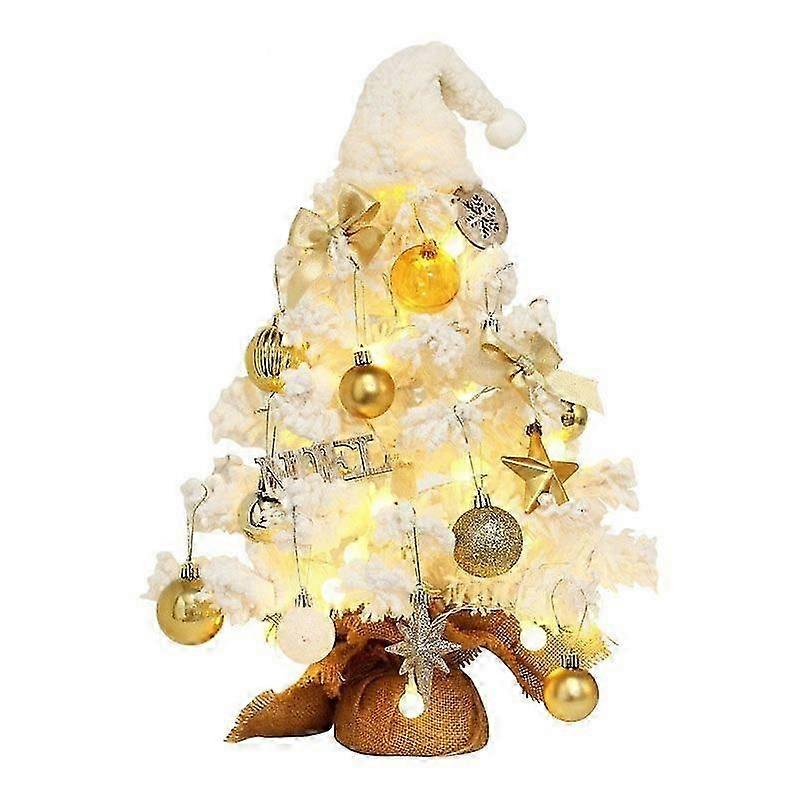 50cm LED Desktop Flocked Mini Christmas Tree
