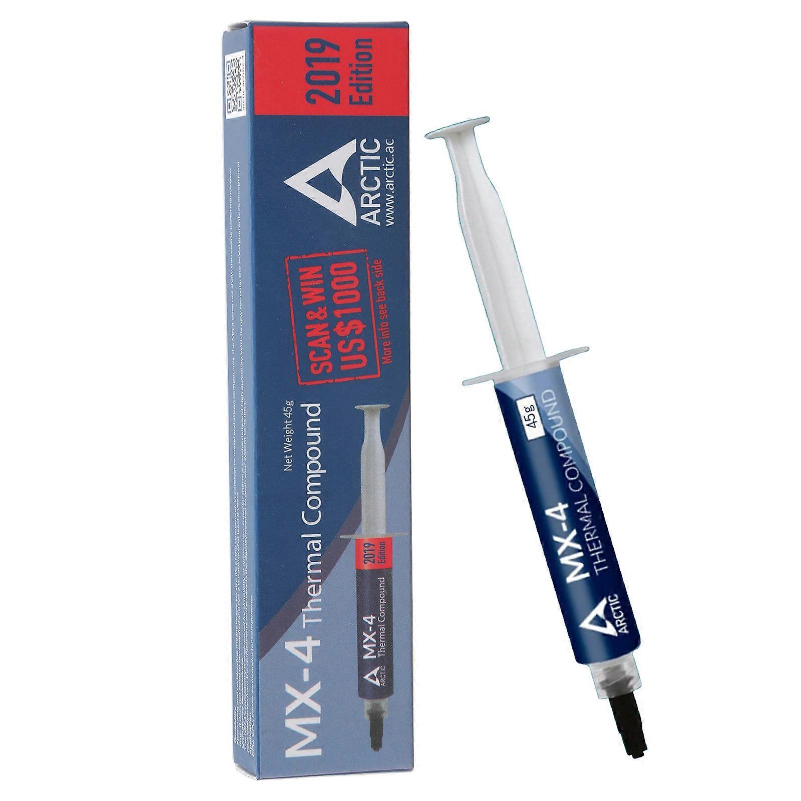 MX-4 Heat Sink Paste MX4 45g Thermal Paste Thermal Grease Compound For Effective Temperature Control Multicolor