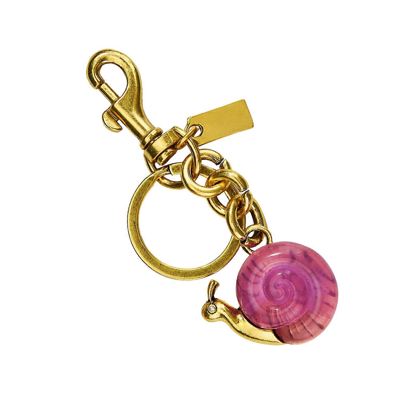 Novelty Snail Patterned Keyring With Smooth Brims Sophisticated Key Accessory Suitable For Teens Adults Collection Multicolor