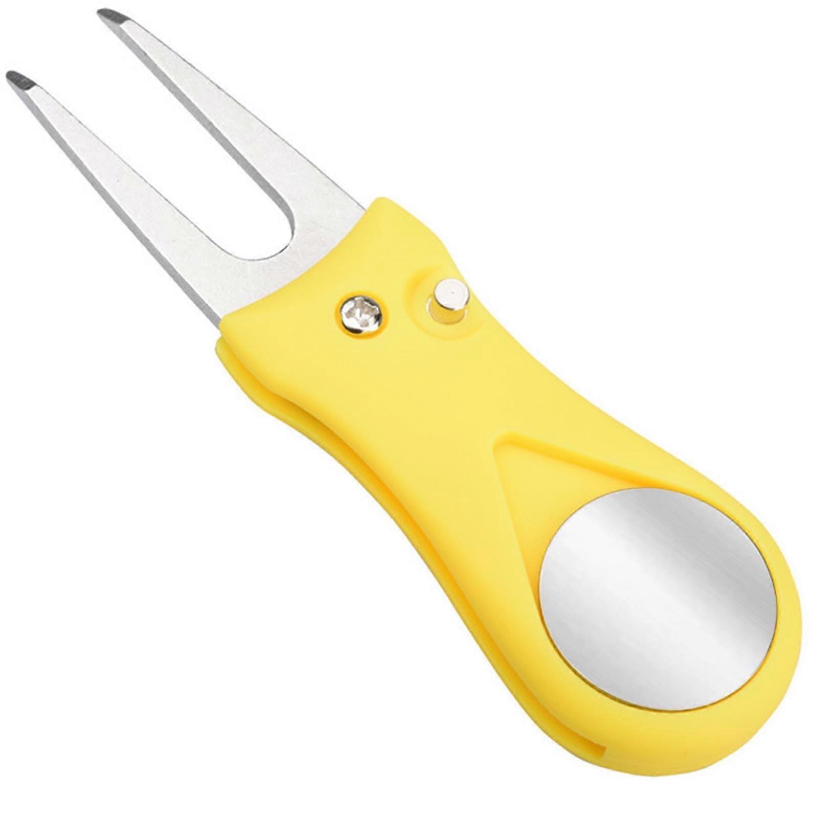 Yakbaofuo Foldable Golf Tool With Pop-up Button Ball Marker Tool Kit for Home