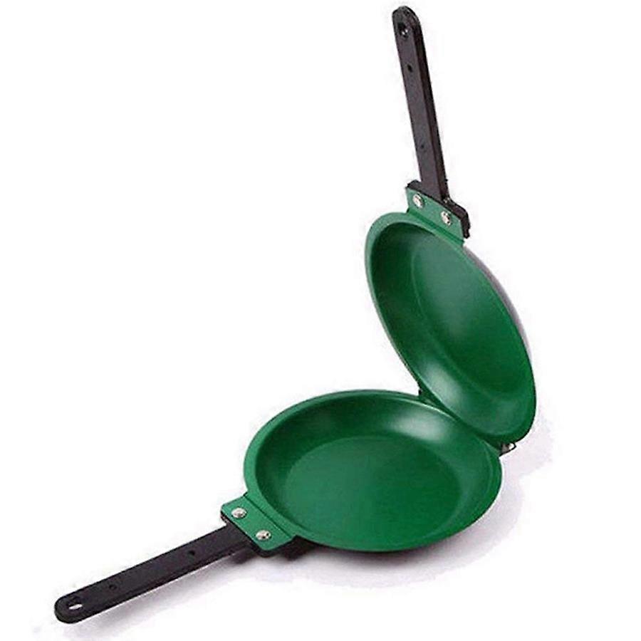 DIY Non-Stick Pan, Double-Sided Frying Pan Frying Pan Breakfast Pan, Gas and Induction Cooker Universal