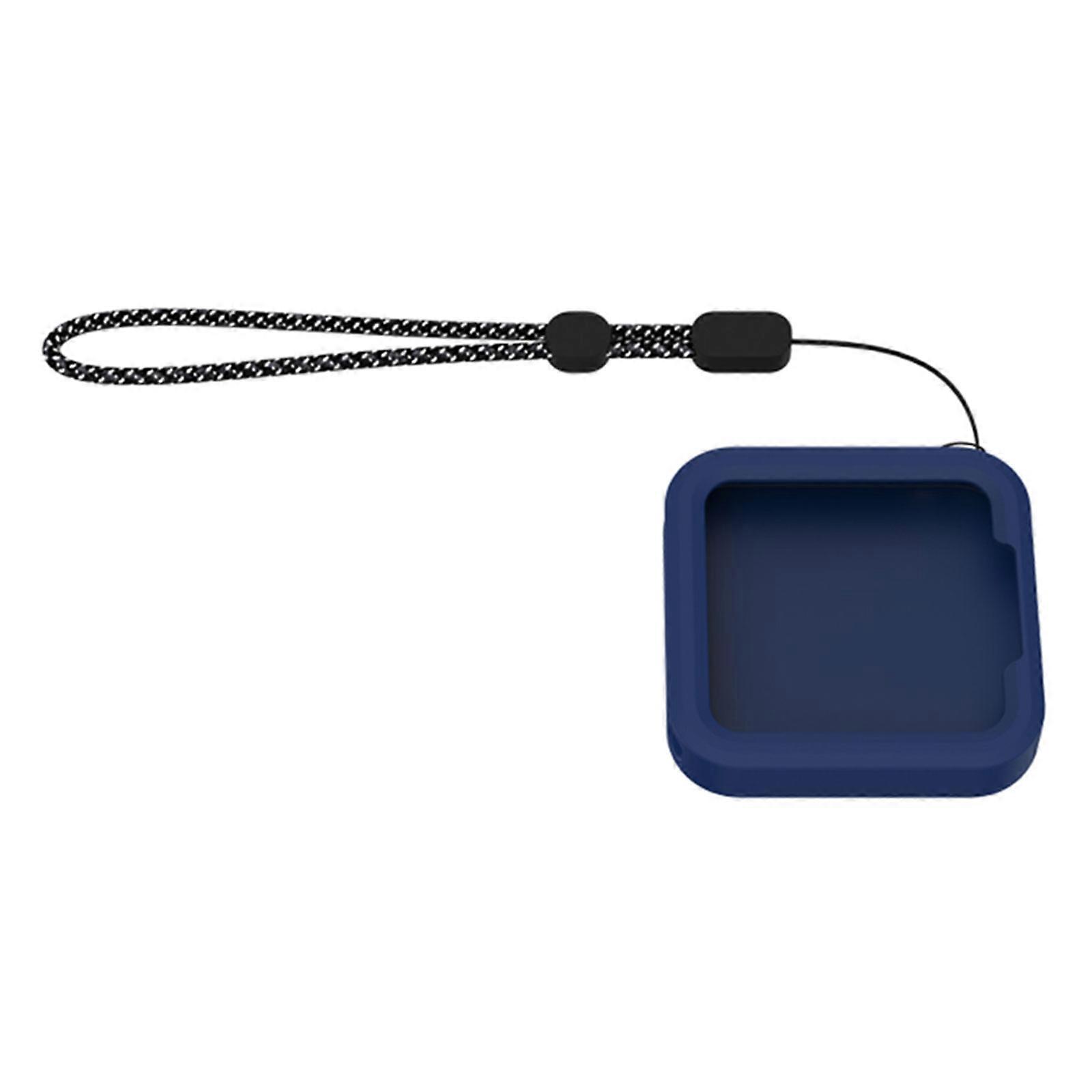 Flexible Housing Case for Square Reader 2nd Silicone Sleeve with Lanyard Suction Cup Protective Case Scratchproof Shell  Blue