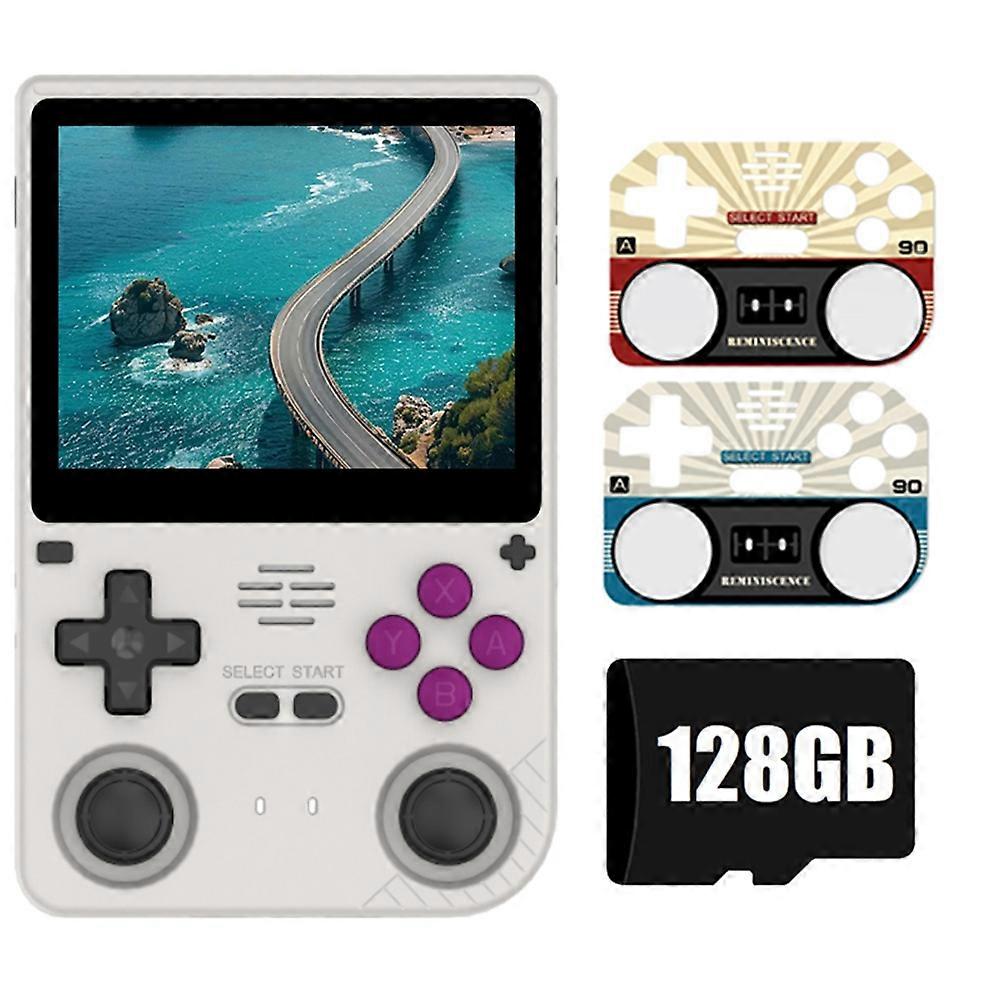 V20 Retro Video Handheld Game Console 128GB 3.5 polegadas IPS HD Tela A133P Open Source Linux para SFC S