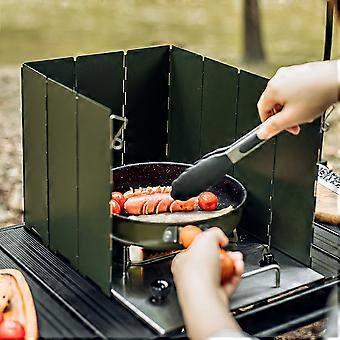 Kaasuliesi Tuulenpitävä näyttö Ulkona retkeily Piknik Keittopoltin Tuulenpitävä näyttö Tuulen ohjauslevy