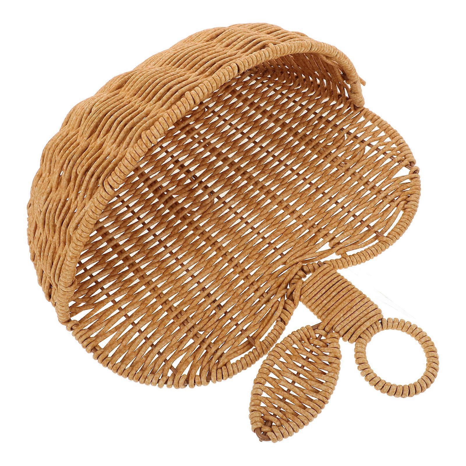 Light Brown Hanging Basket Apple Shape for Storage Use 1 Piece