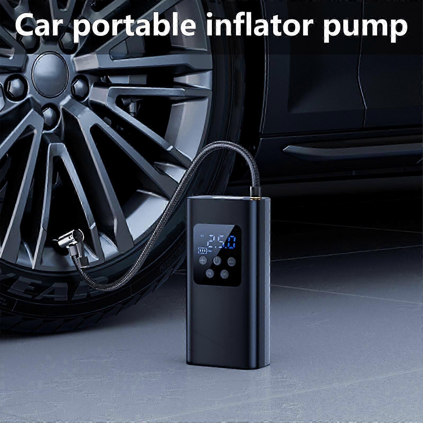 Car Jump Starters Air Compressor Wireless Tire Inflator Pump Digital Tire Inflator Automotive Starting Device with Light