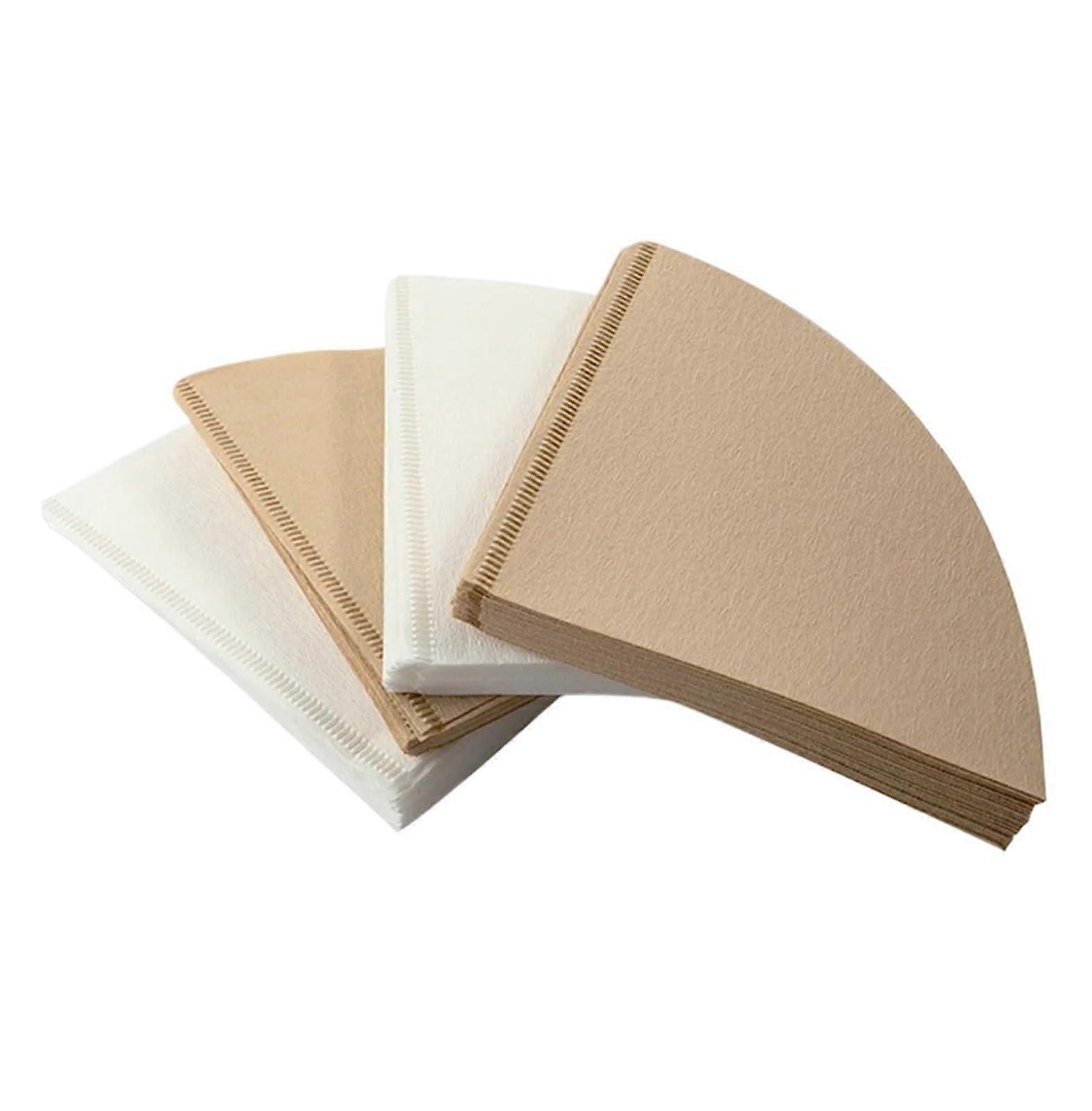Coffee Filter Paper Cone V02 Wood Pulp Drip Filters for Pour Over Espresso Tea, White 1000pcs
