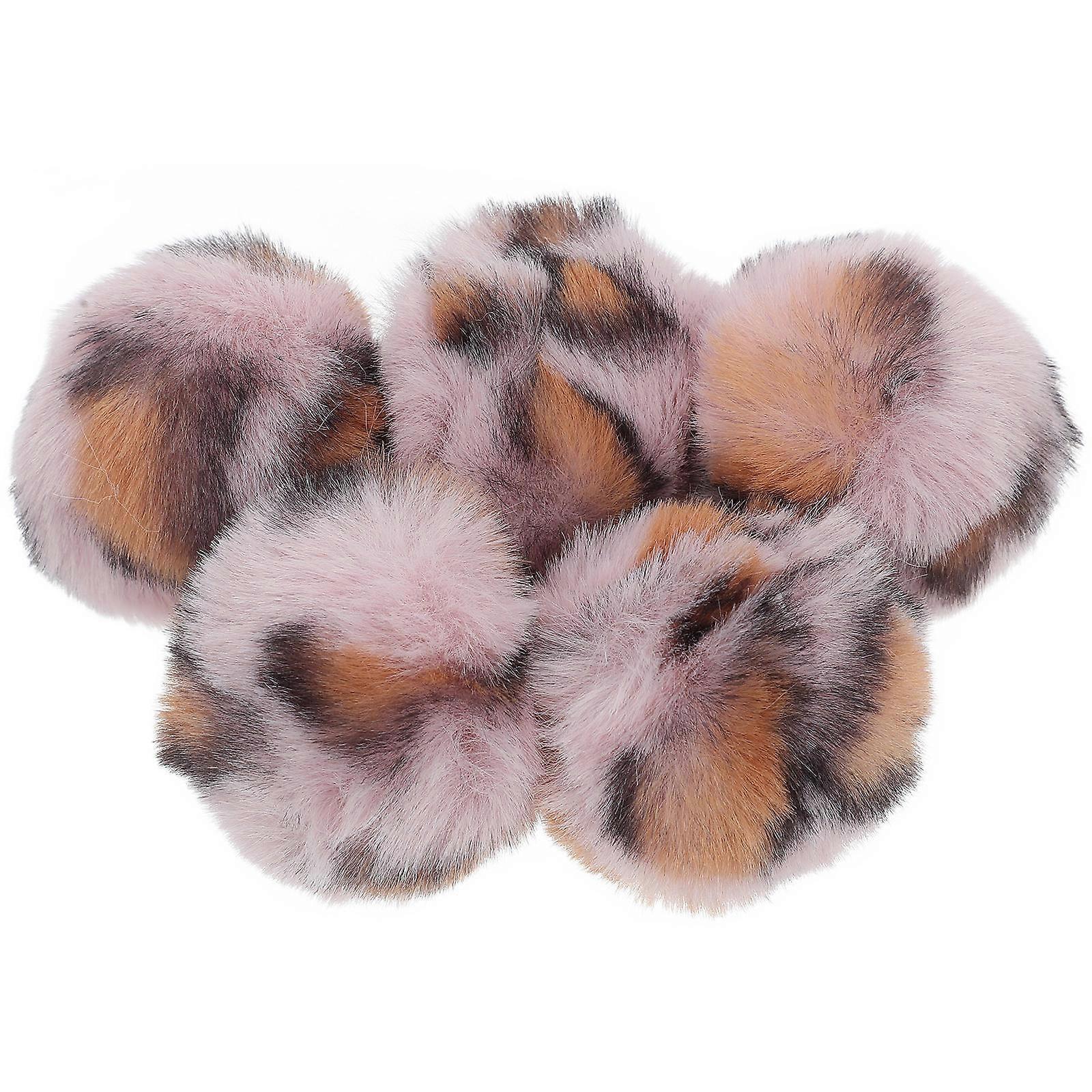 Catnip Catnip Toy Ball for Indoor Cats 5Pcs Plush Leopard Print Balls