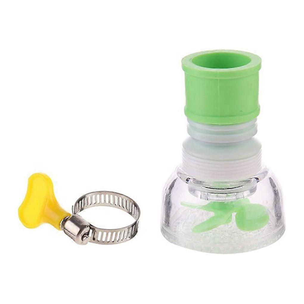 chidgrass Kitchen Adjustable Aerator Sprayer 3 Modes Bendable Proof Diffuser Water-saving Nozzle Normal Type Green