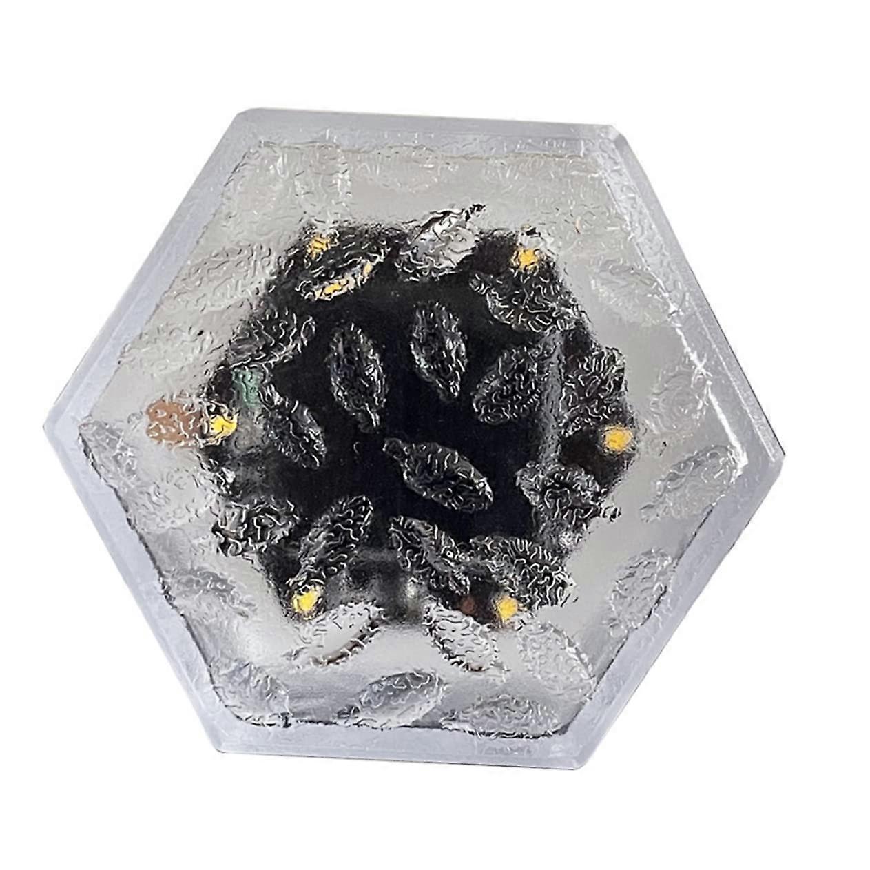 Solar Powered Outdoor Lights with LED Brick Design for Garden Pathway Patio, Dusk to Dawn Sensor