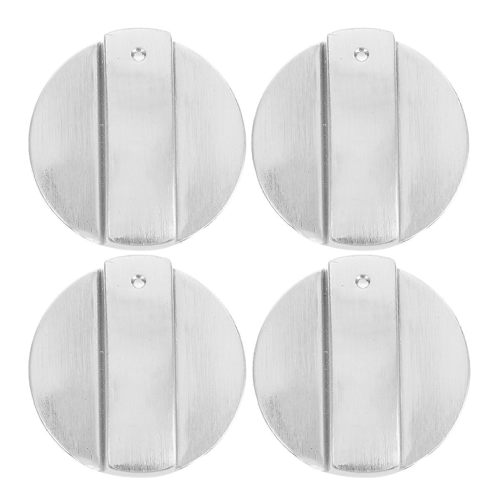 4pcs Gas Stove Switch Knob Rotary Switch Knob Right Angle 0 Burner Control Knob