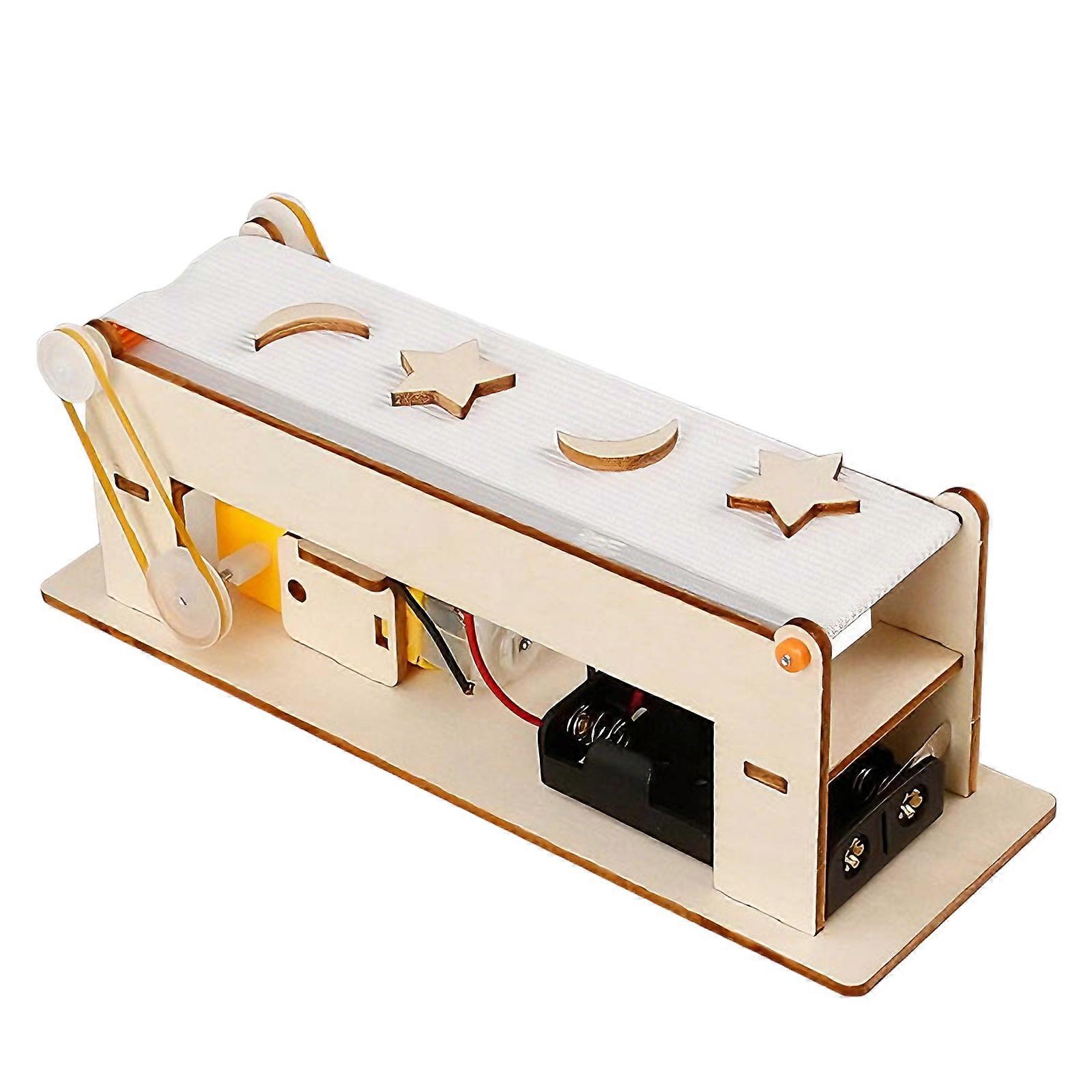Hands On Physics Experiment Wooden Conveyor Elevator Transport Model For Interactive Student Learning Activities Multicolor