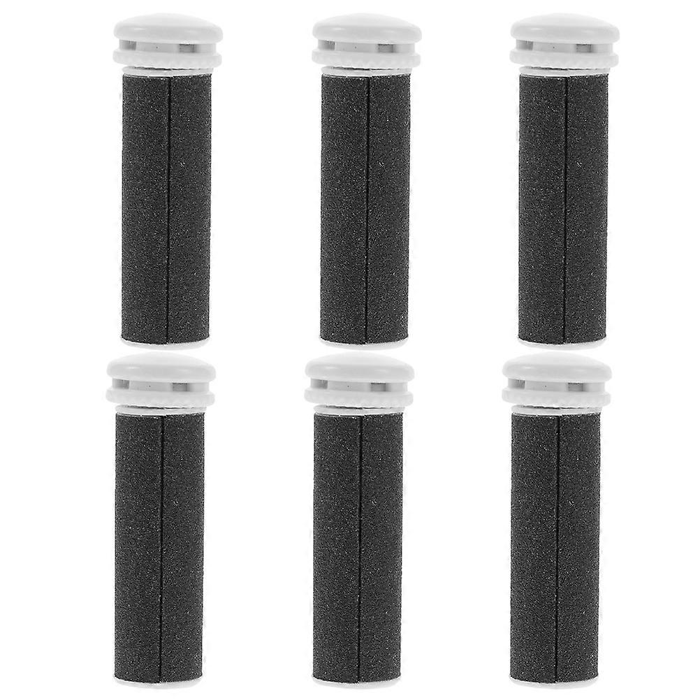Black ABS Foot File Roller Replacement Heads for Removing 30Pcs