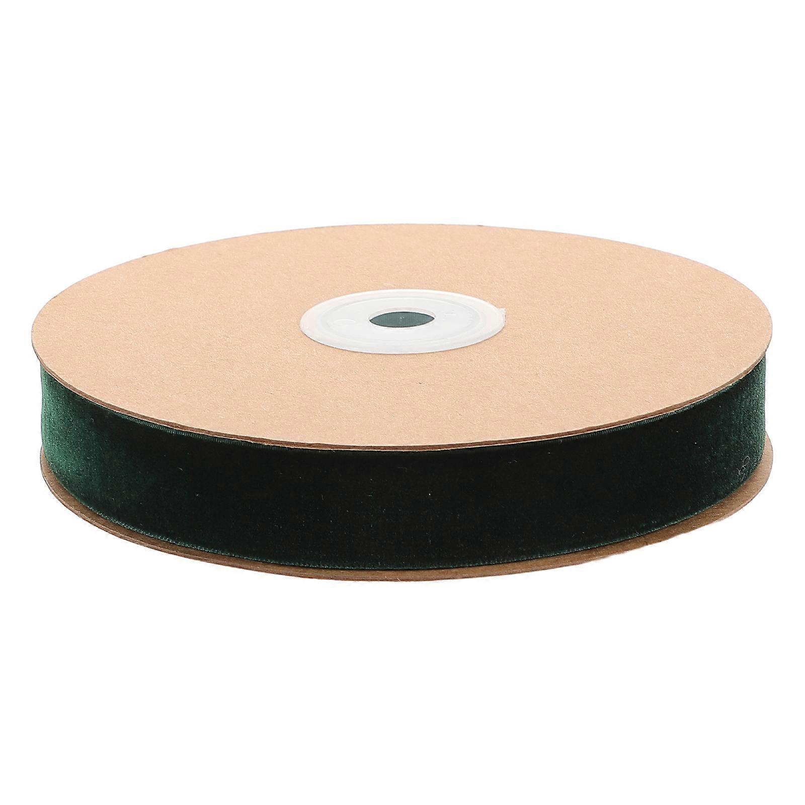 Flocking Present Ribbon for Crafting Use with 1 Roll Green Ribbon Strap