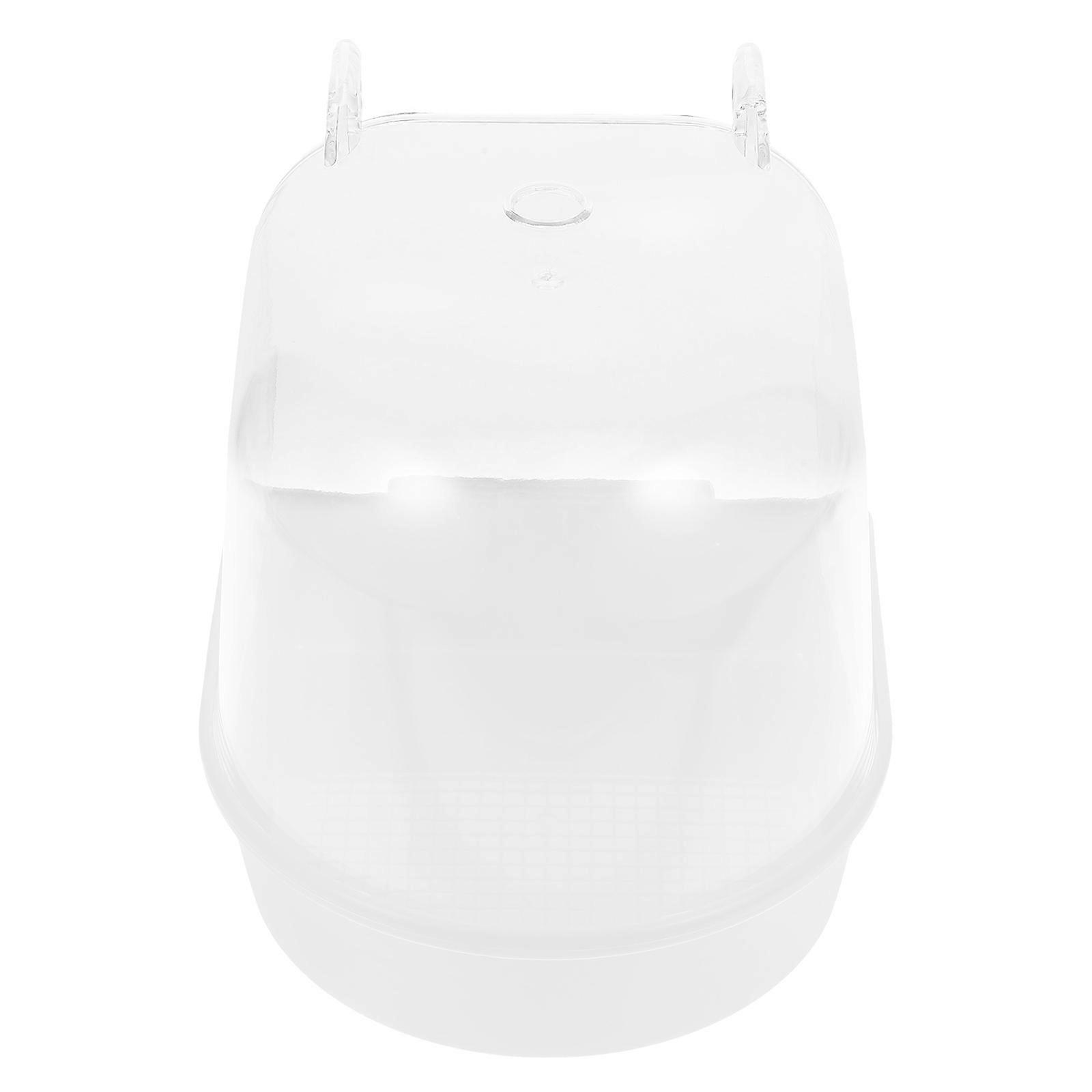 Bird Bath Cage Attachment for Small Birds with Convenient Bath