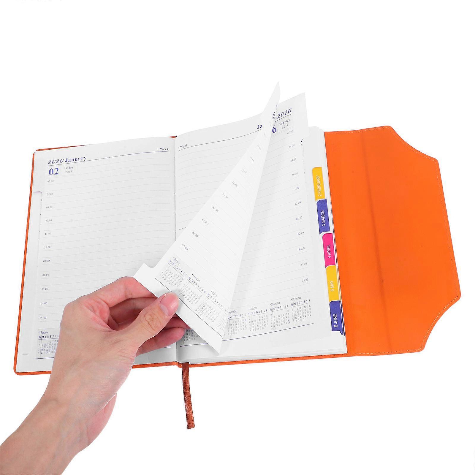 Planner 2026 Year Notebook for Business and Travel with 365 Day Daily Weekly Planner