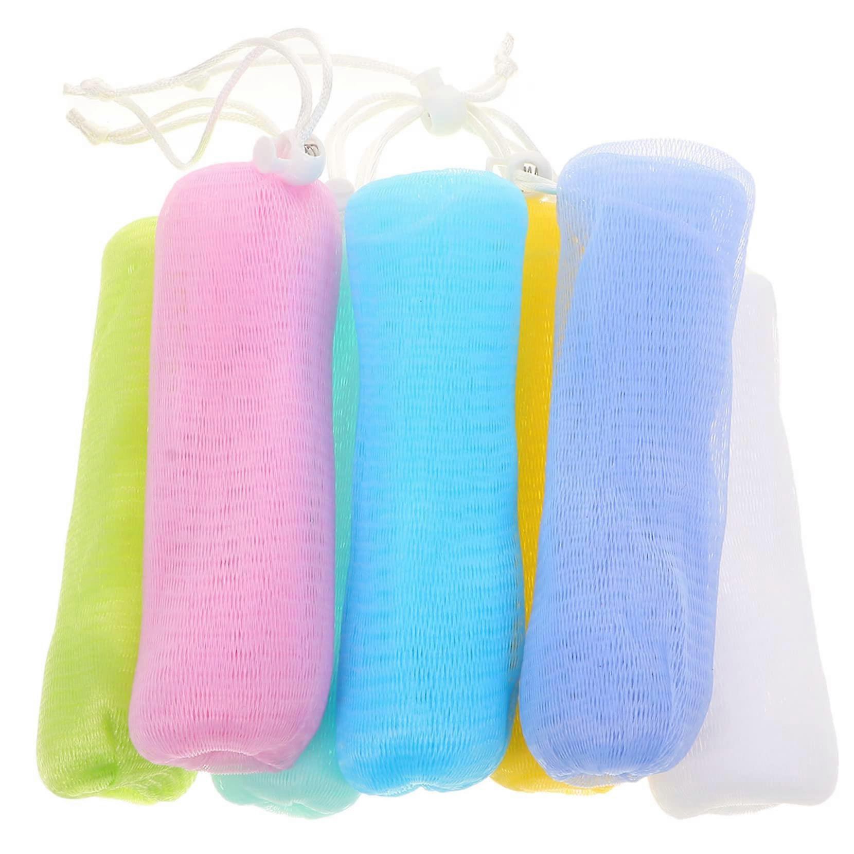 Soap Saver Bag Set for Shower, Exfoliating Mesh Pouch Fits Most Soap Bars, Gentle Skin Lather